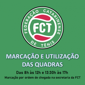 MARCAÇÃO DE QUADRA NA FCT