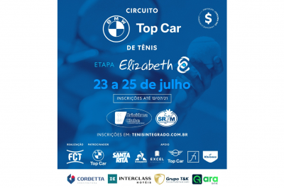 INSCRIÇÕES ESTÃO ABERTAS – CIRCUITO BMW TOP CAR DE TÊNIS (4º ESTADUAL FCT)
