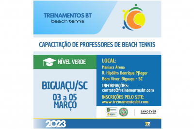 CURSO DE CAPACITAÇÃO DE BEACH TENNIS - NIVEL VERDE