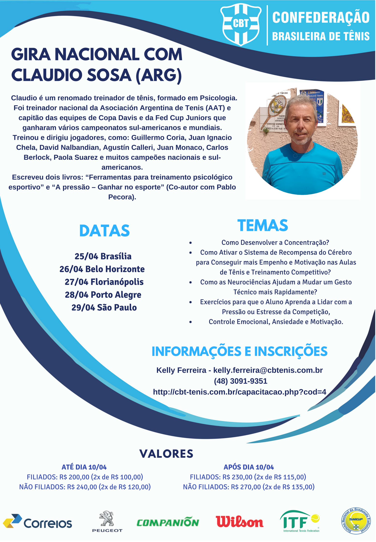 GIRA NACIONAL COM CLAUDIO SOSA (ARG) - EM FLORIANÓPOLIS 27/04/2018