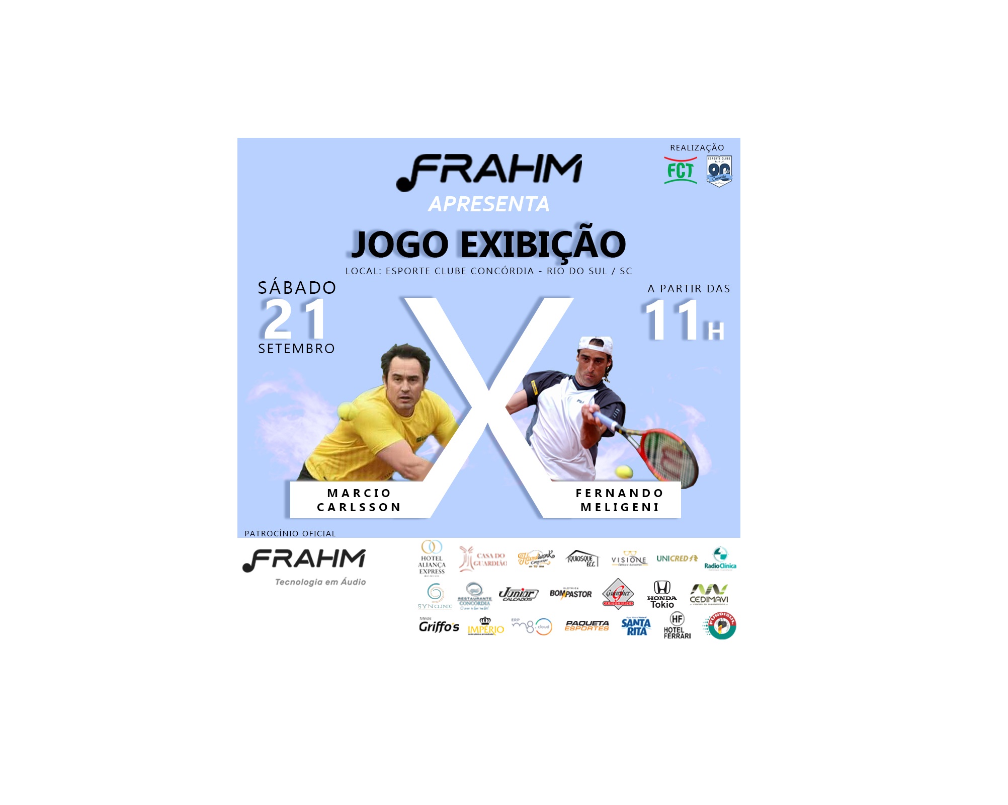  JOGO EXIBIÇÃO - 2º FRAHM DE TÊNIS - CIRCUITO PAQUETÁ ESPORTES (6ª ETAPA)