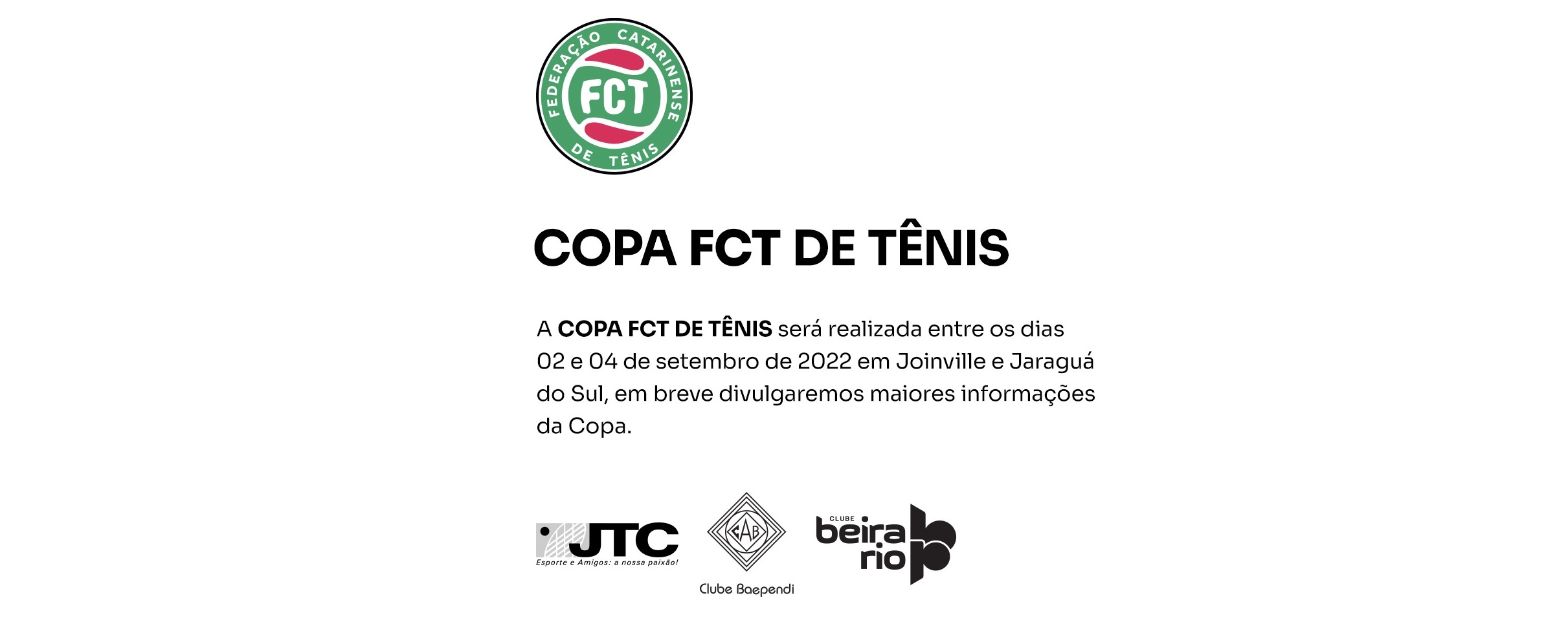COPA FCT DE TÊNIS